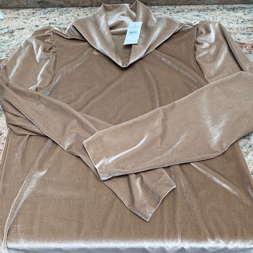 NWT Loft velvet top